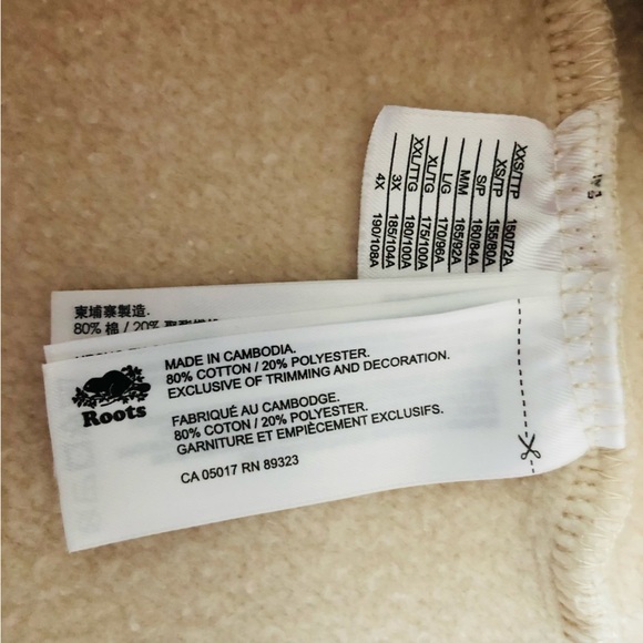 Roots Cream Mock Neck Sweatshirt - Picture 7 of 10